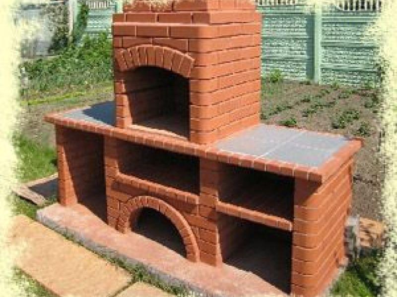 Дизайн уличных печей Вид готовой уличной печи