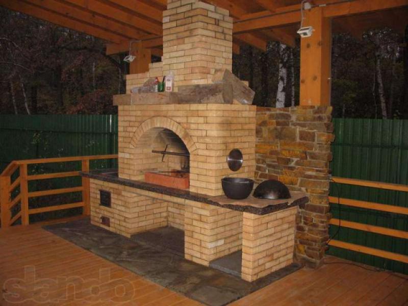 Возведение уличной печи Кухня во дворе своими руками