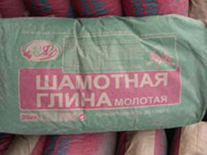 Шамотная глина для жаростойкой смеси Компоненты жаростойких смесей